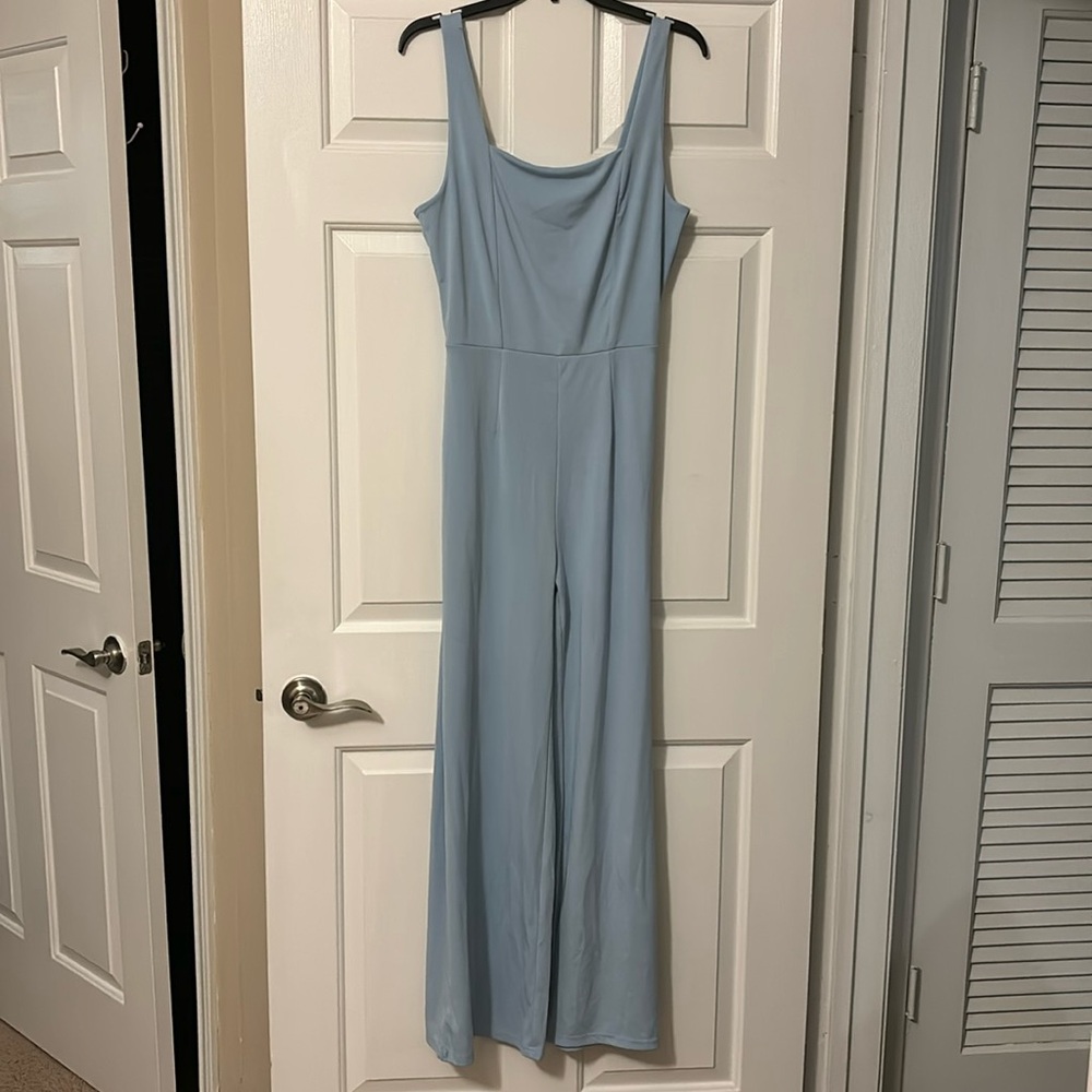 Light blue jumpsuit